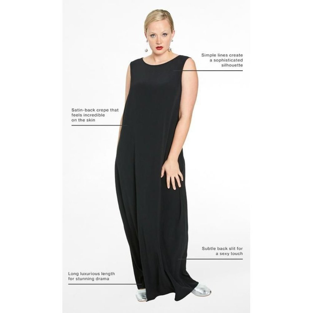 Universal Standard minimal plus size maxi dress - Picture 1 of 7